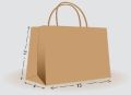 Shopping Bag Size - L12" x W15" x G4"