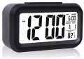 Black Plastic smart digital alarm clock
