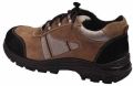 Black & Brown Hisase PVC safety shoes