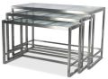 Glass Top Buffet Table