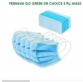 Go Green Dr Choice 3 Ply Mask with Nosepin