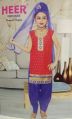 Cotton Heer Dresses Straight Semi-Stitched kids punjabi salwar suit