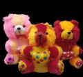 Multicolour fur teddy bear