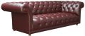 3 Seater Leatherette Chesterfield Sofa