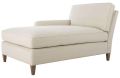 Upholstered Chaise Lounge With Padded Arm