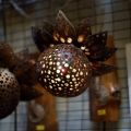 Coconut Shell Wall Lamp