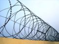 Galvanized stainless steel concertina barbed wire