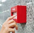 Plastic Red Electric 220V Fire Alarm System