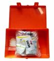 Plastic Polished Orange Plain first aid kit