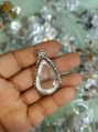 Saini Agate Stone Polished Transparent labradorite pendant