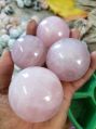 Saini Agate Crystal Stone Pink rose quartz sphere ball