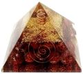 Rudraksha Orgonite Pyramid