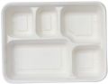 Bagasse Square Partition Plate