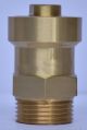 Unpolished Golden brass air release valve