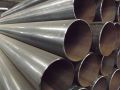 Round Silver mild steel pipe