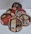 Round Multicolor New plate print disposable paper plate