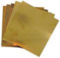 ANJALI Non Coated Square Golden New Brass Sheets