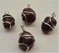 Garnet Tumbled Stone Pendant