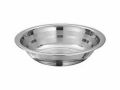 Vijay Steel Round Silver Plain 202 stainless steel bowl