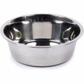 Vijay Steel Plain 300 Grams round stainless steel pet bowl