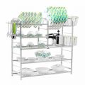 Silver Stainless Steel Dish Rack