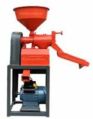 Mild Steel Electric Semi Automatic Red 6n80 fan type mini rice mill