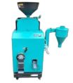 Elecric Blue Semi Automatic 220V automatic millet dehusking cum polishing machine