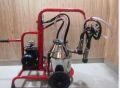 Red Semi Automatic Cow Milking Machine