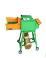 Orange & Green Semi Automatic electric chaff cutter machine