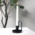 Black Customized As Per Buyer R. R . Impex taper candle holder stand