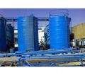 Polished Round Blue Blowtech MS PP FRP PP  FRP Aluminium stainless steel acid storage tank
