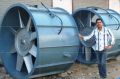 Electric Blue 0.25 HP To 100HP Blowtech Vane Axial Fan