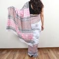 Cotton Kalamkari Hand Block Printed Saree