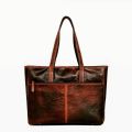 Pure Leather Polished Multicolor Plain Ladies Leather Bags