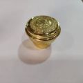 Golden Perfume Bottle Cap