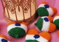 Crochet Tricolor Heart