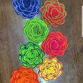 Multicolor Crochet Flowers