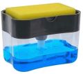 Krifton Plastic Assorted 2in 1 liquid soap dispenser