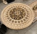 Antique Round Carved Marble Wall Panel