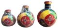 Embossed Painted Kudia Pot Set