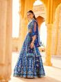 Designer Georgette Lehenga Choli With Embroidery Work And Soft Net Dupatta For Women, Party Wear Cha