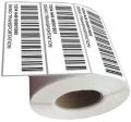 Paper White Base Apurva Labels medical printed barcode sticker