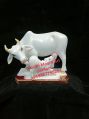 Marble cow and calf statue