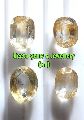 geeta gems & jewellery Geeta Gems & Jewellery Polished Oval new natural yellow topaz stone