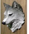 Sculpture Wolf Head Wall Mount