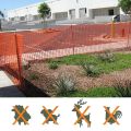 Plastic Poly Ethylene orange barricade fence