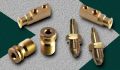 Golden Polished brass precision components