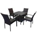 Rattan Brown outdoor coffee table set
