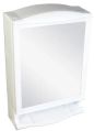 PVC royal look white bathroom mirror cabinet