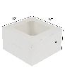 Cake Box with Window ITC Material WHITEBACK - 10 x 10 x 5